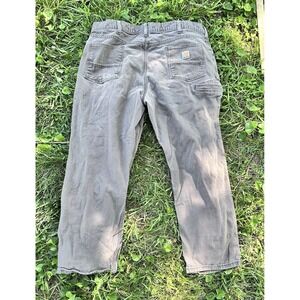 Carhartt Pants Mens 42x30 (Act‎ 40x26) Relaxed Fit Brown Rugged Flex Carpenter